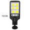 Solar Outdoor Led Courtyard Wall Lamp With 3 Mode Waterproof